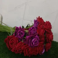 گل رز مخملی|گل مصنوعی|خمینی‌شهر, |دیوار