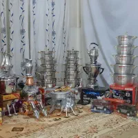 آشپزخانه سماور قابلمه پذیرایی فلاسک چای شکر قند مس