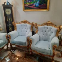 ست مبلمان ۸ نفره و غذاخوری ۱۰ نفره استیل در حدنو|مبلمان خانگی و میز عسلی|تهران, دردشت|دیوار