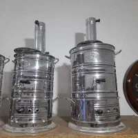 سماور هیزمی استیل