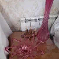 گلدان و میوه خوری کریستال چک