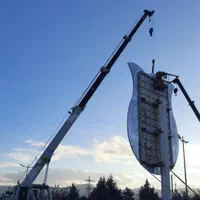 جرثقیل ۷ تن دکل بلند شبانه روزی