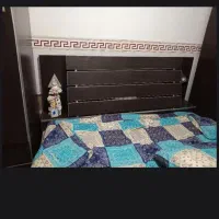 تخت دو نفره همراه دو عدد کمد|تخت و سرویس خواب|اشتهارد, |دیوار