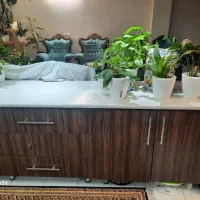 کابینتMDF اپن به همراه یک قسمت کابینت ایستاده