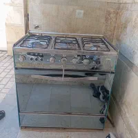 اجاق گاز طرح فر تمام استیل