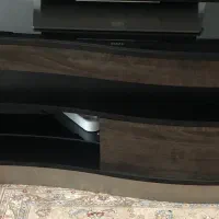 میز تلوزیون چوبی دو تیکه