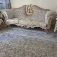 مبل کلاسیک ۷نفره تمام چوب درحد تمیز