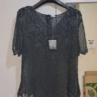 شومیز ملیله مجلسی کاملا نو مناسب هدیه روز مادر