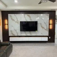 اجرای تی وی وال ماربل ترمووال نقاشی و کاغذ دیواری