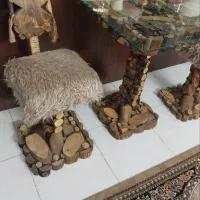 میز غذا خوری دونفره طرح چوب