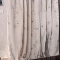 دوتا پرده گلدار