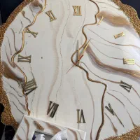ساعت دیواری ست دستمال کاغذی