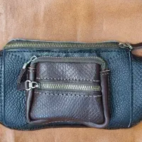 کیف کمری دستدوز چرم طبیعی