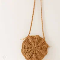 بافتنی کیف رافیا ومکرومه