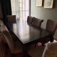 صندلی تمام چوب شش عدد