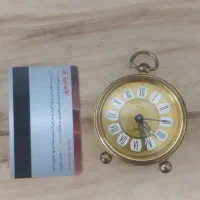 ساعت عتیقه گوزن و کفش برنج