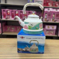 کتری لعابی طرح دار