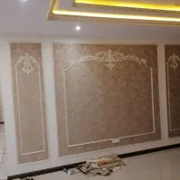 نصاب کاغذ دیواری و پوستر و قرنیز  پارکت|خدمات پیشه و مهارت|کرج, گوهردشت|دیوار