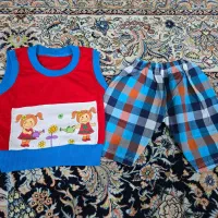 تاپ و شلوارک نوزادی مناسب برای ۳ تا ۵ ماهه|کفش و لباس بچه|دورود, |دیوار