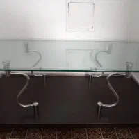 جلو مبلی شیشه ای