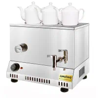 سماور برقی استیل با گنجایش 30 لیتر