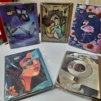 دفتر کلاسور شفاف حلقه فلزی