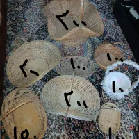 تعدادی سبدچوبی حصیری گاری چوبی|صنایع دستی و سایر لوازم تزئینی|مشهد, ثامن|دیوار