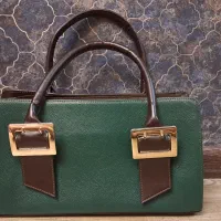 کیف چرم خوشگل بند دار نو