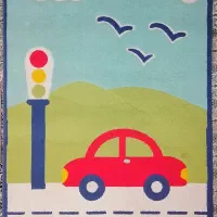 فرش کودک برند ساوین نقش برجسته