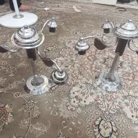 دو عدد لوستر سه شاخه|لوستر و چراغ آویز|مشهد, خواجه ربیع|دیوار