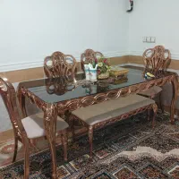 میز غذاخوری پلیمر ۶ نفره