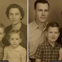 ترمیم و بازسازی عکس های سیاه سفید با کیفیت بالا