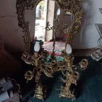 خرید و فروش آینه شمعدان برنجی لوستر برنجی