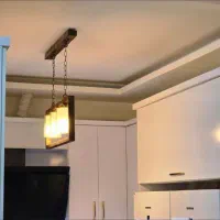 لوستر چوبی|لوستر و چراغ آویز|مشهد, شهید مطهری|دیوار