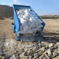 حمل نخاله با نیسان کمپرسی وتهیه مصالح