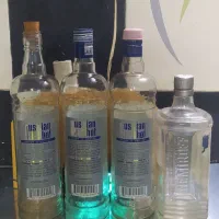 بطری آب ،استکان،بطری شیشه ای