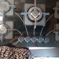 گاز صفحه شیشه ای فندک دار