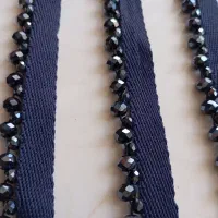 کار در منزل نوار دوزی با منجوق