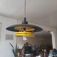 لوستر آویز فلزی دو عدد|لوستر و چراغ آویز|اصفهان, هزارجریب|دیوار