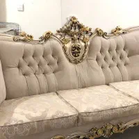 مبل کلاسیک تمام چوب|مبلمان خانگی و میز عسلی|ماهدشت, |دیوار