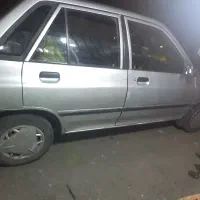 پراید نقره ای رنگ متالیک