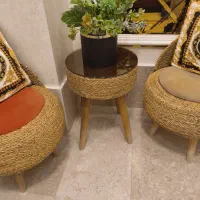 ست میز صندلی حصیری|میز و صندلی غذاخوری|ارومیه, |دیوار