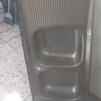 سینک ظرفشویی دوقلو لگن چپ. ۱۲۵ در ۵۰ استیل