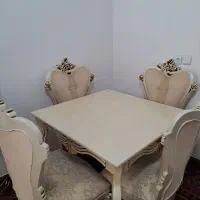 میزناهارخوری4نفره چوبی|میز و صندلی غذاخوری|اصفهان, شهرک مهدیه|دیوار