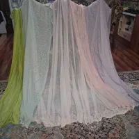 پرده پایین سفیدپلیسه والنش 4عددرنگی پانچ