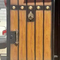 درب چوبی طرح