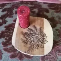 جاشمعی سوخته نگاری شده