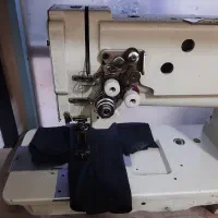 چرخ خیاطی صنعتی ۲سوزن ۲ ماکو ۲ پایه ضخیم دوز