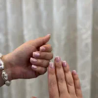 مدل ناخن فقط هزینه مواد گرفته میشه