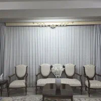 پرده به همراه چوب پرده|پرده، رانر، رومیزی|قم, نوقطار|دیوار